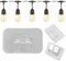 58pcs Outdoor Lights Hooks with Adhesive Strips, Waterproof Outdoor String Light Hooks