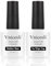 Vnicesli Rubber Base Gel und Top Coat Gel UV Nagellack Set, 2x10ml Rubber Base und No Wipe Top Coat, Soak-Off UV/LED Nagellack für Nagelstudio DIY Home