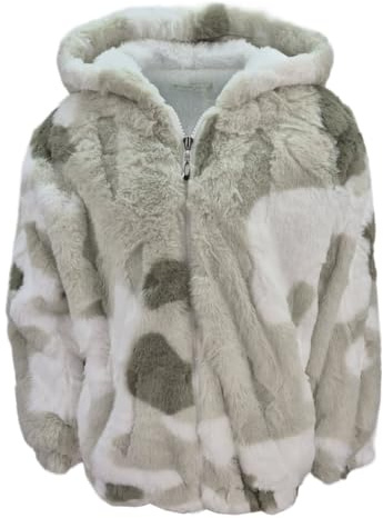 Girls Fashion Plüschjacke Teddy Jacke, Kuscheljacke MH868e