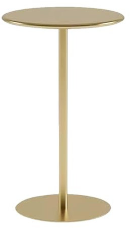 Moderner Stehtisch mit hoher Oberseite, runder Tischplatte mit schwarzer Theke, perfekt für Bistro und Pub, Juvstor, runder Cocktail-Esstisch für Zuhause, Büro und Küche, stilvoller