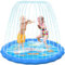Kezidhp Tapis Arroseur Géant 170cm - Jeu d'eau Extérieur Réutilisable pour Enfants 2-3 Ans et Animaux - Système Sprinkler pour Jardin, Piscine, Plage - Idéal Été