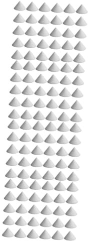 jojofuny 4sets 30pcs Refractory Support Nails for Pottery Kiln Oven Durable Oxide Ceramic Firing Tool Compact Practical Pottery Supplies for Firing 30pcs*4