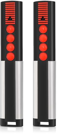 2Pezzi Telecomando Cancello Garage Sostituzione per Modelli 4013 TX02-434-4-XP, 4014 TX03-434-2,4022 TX03-434-2,Frequenza 434,42MHz,4 Canali,Facile Programmazione, Compatibile con Motori