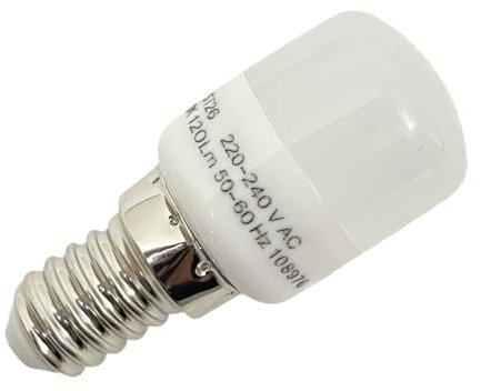 Genuine Replacement Fridge Freezer Lamp E14 LED 220-240V Compatible with Indesit B12 B32G BA13 BA13PIS BA13PIX