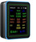 Monitor ambiental avanzado WiFi 12 en 1 para mediciones de temperatura, humedad, AQI y TVOC (negro)