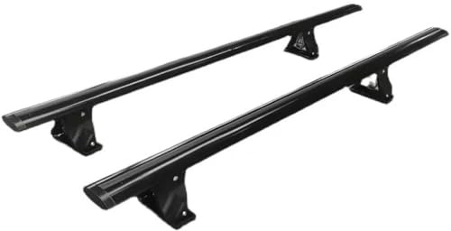 Dachgepäckträger Auto Für Ford Für F-150 2021-2025 2PCs Dachgepäckträger Querträger Querträger Ohne Dachreling Dachreling Querträger Gepäck(Black)