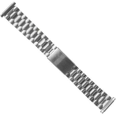 Dcasmo group Armband aus Edelstahl Verstellbar von 16 mm bis 22 mm für Herren kompatibel mit Rolex Tag Heuer New Old Stock 1980 1990 - Armis Sport Original Vintage - Strap Bracelet Retro