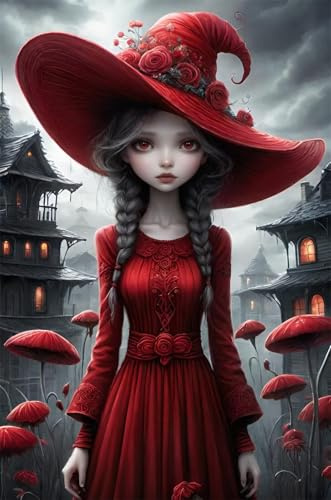 Puzzle 500 Teile Süßes Mädchen, Impossible Game, Klassische Puzzles, Herausforderndes Puzzle, Puzzles für Erwachsene 500 Teile 52 x 38 cm