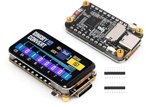 ESP32-C6 1.47inch Display Development Board, 172×320, 262K Color, 160MHz Running Frequency Single-Core Processor, Supports Wi-Fi 6 & BLE, with RGB LED, Onboard TF Card Slot, ESP32 with Display