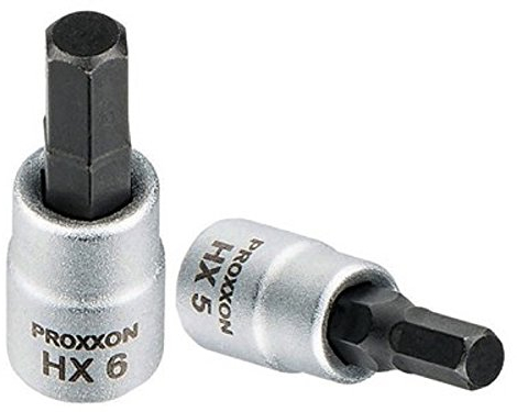 PROXXON 23 743 2223743 - Vaso 1/4 Punta Allen multicolor, 3.0 mm