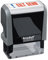 Trodat Office Printy 4912 selbstfärbender Textstempel, Text EILT SEHR, Abdruckfarbe blau-rot, 47 x 18 mm