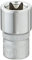 Hazet 850-E12 Douille carré Creux 6,3 mm torx extérieur Taille E 12 Longueur 25 mm