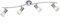 Trio Leuchten LED-Deckenleuchte Levisto in Nickel matt, Glas alabasterfarbig weiß 871010407