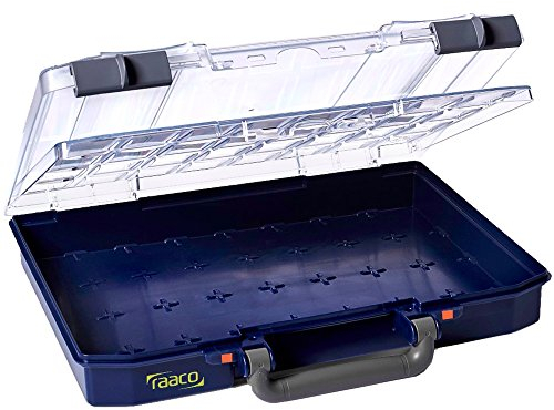 raaco 142847 Werkzeugkoffer CarryLite 55 4x8-0 mit U-Profile in blau
