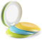 Maxi Nature Kitchenware Plastic plates dessert snacks dinner small plate dishes tableware service - Set of 8