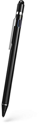 Hama Aktiver Touch-Pen mit 1,5 mm dünner Spitze (Zum Handlettering/Schreiben/Malen, Stift für kapazitive Tablets von Apple, Samsung, Medion, HP UVM) Stylus Pen, Eingabestift