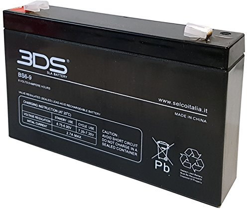 Bds Battery Agm 6v 9ah T1