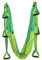 ELINA PILATES Yoga Hammock-Columpio DE Yoga 250 * 145 CM (Verde Oscuro/Verde Claro)