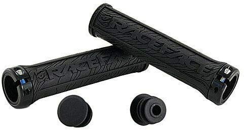 RaceFace Half Nelson Lock-on Grips, Black, Bicycle Handlebar Grip, 29mm Diameter, 96g, Pair