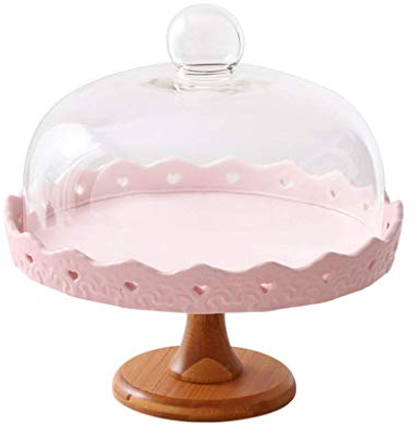 MU Piatta in Alta Torta Piedi Domanda, Domanda Dominazione Domenda Della Domanda Della Dominazione Dell'Ambito Dell'Ambito Del Vassoio Display Dim Sum Piastre Decorative Piatti Del Formaio Cover Past