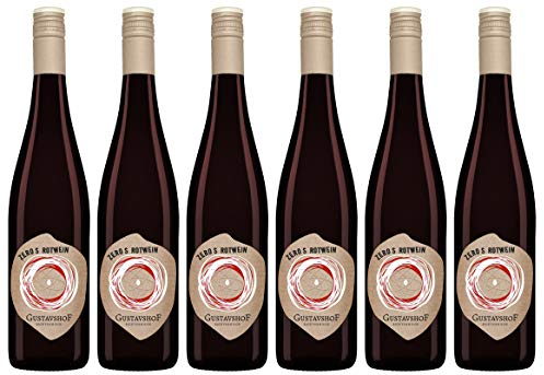 Weingut Gustavshof: 6 Flaschen ZeroS ein jugendlicher Rotwein für den alltäglichen Genuss. Ohne Schwefelzusatz, Demeter zertifiziert.