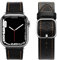 Tasikar Compatible pour Bracelet Apple Watch 49mm 45mm 44mm 42mm 41mm 40mm 38mm, Cuir Véritable Bracelet Compatible avec iWatch Ultra SE Séries 9 8 7 6 5 4 3 2 (42/44/45/49mm, Noir)