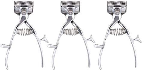 Ensemble De Tondeuses Pour Animaux De Compagnie - Tondeuse Manuelle 3 Pièces Outil De Toilettage Pour Animaux De Compagnie Tondeuse Ultra-silencieuse Pour Chiens Et Chats