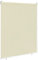 VA-Cerulean Außenrollo Senkrechtmarkise Sichtschutz Rollo,180x140 cm,Beige,Sonnenschutz,Wetterfest,Verdunklungsrollo,Fensterrollo Balkonrollo für Fenster & Tür
