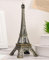 Uadme Eiffelturm Figur, Iffelturm-Statue-Dekor Zinklegierung Sammlerfigur Replica Französischer Paris für Reise-Souvenirs Heimdekoration Tischdekoration(25cm)