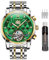 OLEVS Orologio Automatico da Uomo, Scheletrato con Tourbillon Senza Batteria, Lussuoso in Acciaio Inossidabile con Data, Meccanico Impermeabile e alla Moda