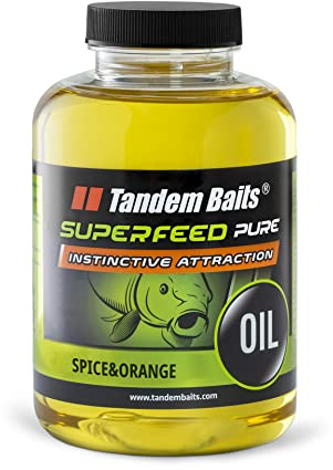 Tandem Baits Karpfen Futter Angelfutter Attraktor Öl SuperFeed Pure Oil 500 ml
