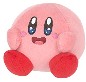 Sanei: Kirby's Dream Buffet: Mini Plush Toy KGF-01 Kirby Pink