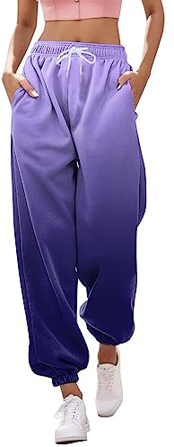 Générique Pantalon de Jogging Femme Pantalon de Jogging pour Femme Coupe Droite Women Pantalon Pantalon de survêtement Femme Vêtements pour Femmes (Grandes Tailles Disponibles)