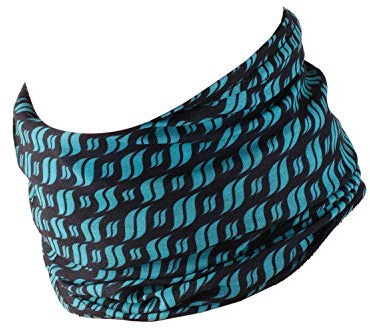 Hilltop Multifunktionstuch, Halstuch, Sporttuch, Schlauchtuch, Kopftuch, Schal, Cooles Design in Trendfarben, für Damen und Herren, Farbe/Design:Blue Waves