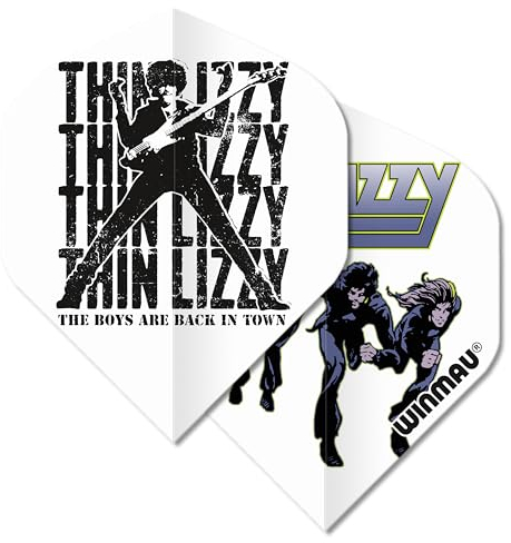 WINMAU Thin Lizzy White - Dart Flights