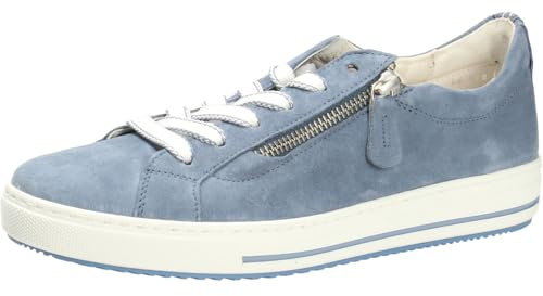 Gabor Damen Low-Top Sneaker, Frauen Halbschuhe,Wechselfußbett,Moderate Mehrweite (G),Strassenschuhe,Freizeitschuhe,Nautic,38 EU / 5 UK