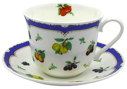 Roy Kirkham Jumbotasse & Untertasse Heritage Fruit - 0,4l