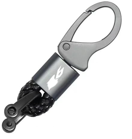 Motorrad-Schlüsselanhänger, Schlüsselanhänger, abnehmbares Metall, für Y-amaha R6 YZF-R6 YZF R6S Zubehör, Schwarz