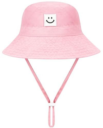 flintronic Chapeau de Soleil Bébé, Bob Bébé Enfant, Réglable UV Protection Chapeau de Pêcheur, Chapeaux de Seau Respirant, Chapeau de Plage pour Piscine Plage Extérieure