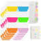 Molain 600Stück Sticky Index Tabs, Page Marker Set, Farbige Seitenmarkierungen Tabs Selbstklebend Page Markers Tabs Beschreibbare Klebezettel Klebezettel Tabs für Büro Dokumente Bücher Tagebuch Ordner