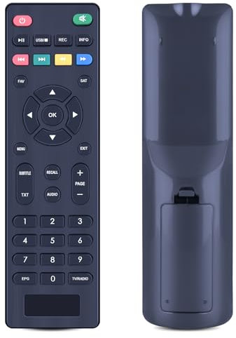 TCNOUMT HDTV G-RCU-023 - Mando a distancia compatible con Opticum AX300 AX300plus X300S AX-150 Anadol HD 200 + 777 Mini + 222 Pro + 222S Medastar COMAG HD10 + HD45 + KT1045 HD HDTV Sat Receiver