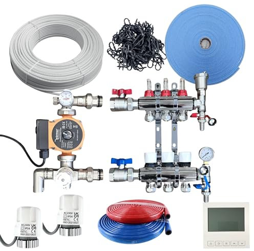 Wärmer System 30-35Sqm Water Underfloor Heating Kit 1 Room