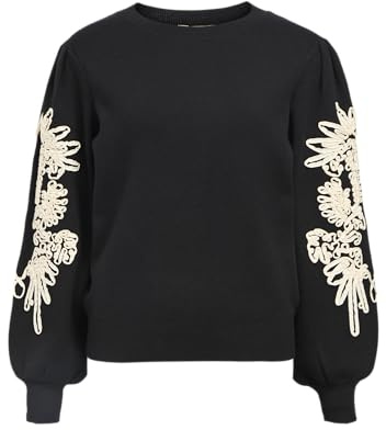 Object Damen Objjoana L/S Knit Rep Pullover
