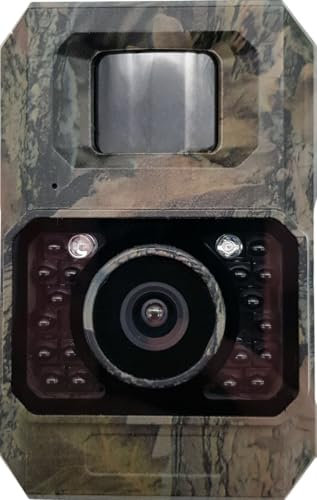 Berger + Schröter | Mini 48 MP Wildkamera mit Solarpanel, WiFi & Bluetooth, 18 Black-LEDs (940 nm), für Foto- und Videoaufnahmen in 1080p, App-Steuerung