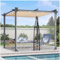 Rideaux De Bâche Clairs Extérieur, Panneaux Latéraux De Bâche Imperméable Robuste 0,3mm, Rideaux De Pluie Pour Gazebo Pergola Carport, Bâche Pvc Transparente Avec Œillets,WxH-2.8x2m/9.2*6.6ft