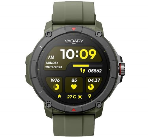 Orologio uomo Smartwatch Vagary verde X04A-004VY cinturino in silicone