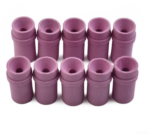 Ugello per sabbiatrice in ceramica per sabbiatura efficiente, 10 ugelli ad alta resistenza all'usura per colata metallurgica (6 mm)