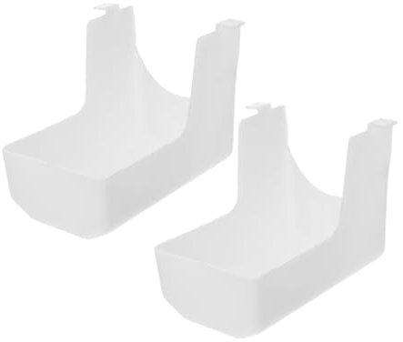 DOITOOL 2pcs Extractor Vent Cover for Range Hoods Light Lens Part Modern Design Oil Absorption Wide Compatibility