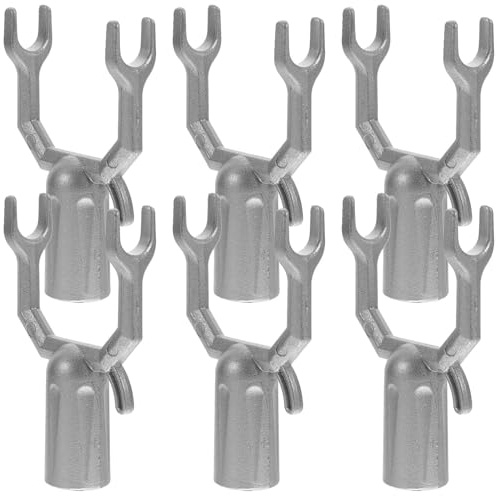 Tofficu Aststützen aus Aluminiumlegierung 6 Stück für Obstbäume und Weinberge mit Pflanzenschutz und Vielseitiger Baumstütze im Garten