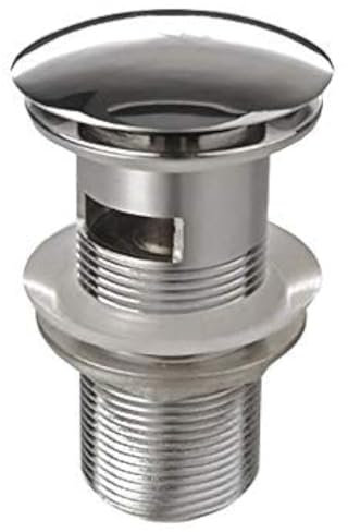 Bouchon de lavabo à bouton poussoir chromé Style moderne Click Clak Plug